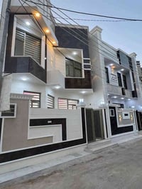 دار للبيع 100م طابقين 4غرف بناء طابوق خلف السفارة التركية يبعد عن حولي...