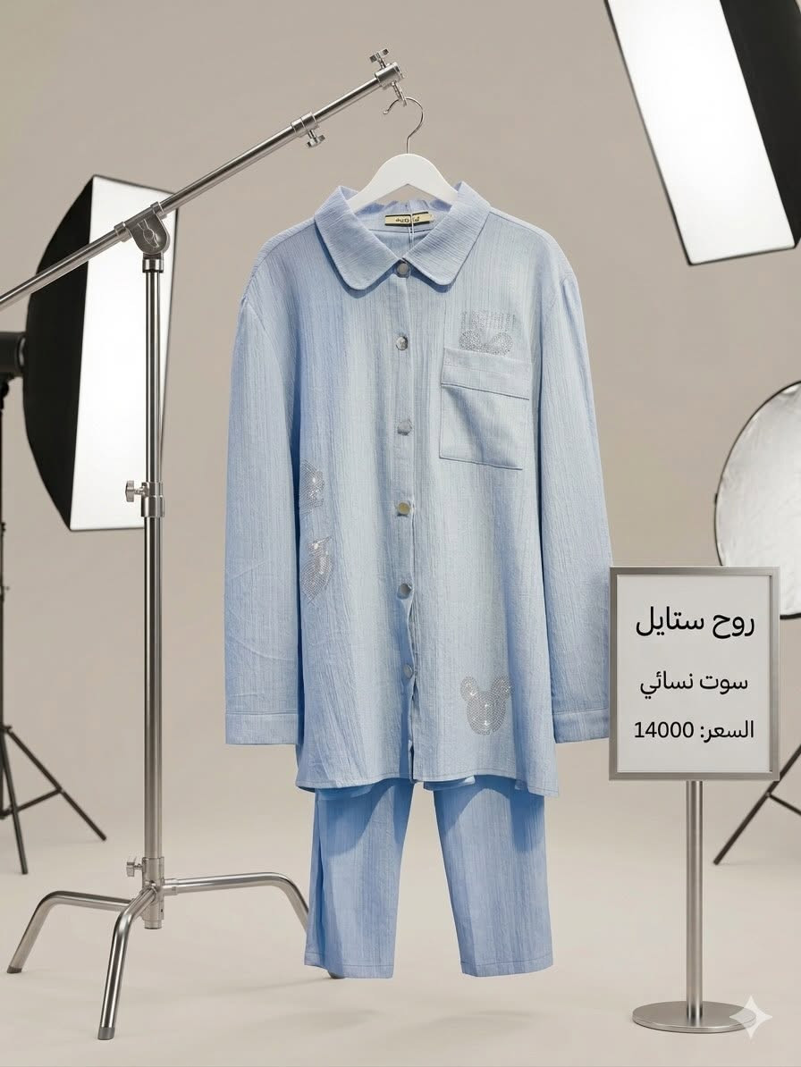 ✨💎 تألقي بالفخامة التي تستحقينها مع روح ستايل 💎✨

🌸 وصلت حديثاً تشكيلة راقية من السوتات النسائية بتصاميم أنيقة تجمع بين الرقي والعصرية، لتمنحكِ إطلالة ساحرة تخطف الأنظار في كل مناسبة.

👗 تفاصيل متقنة، قصّات راقية، وخامات فاخرة تم اختيارها بعناية لتمنحكِ إحساساً بالراحة والأناقة في آنٍ واحد، لأن جمالكِ يستحق الأفضل دائماً.

💫 ألوان مميزة ولمسات أنثوية ناعمة تناسب مختلف الأذواق وتضفي على حضوركِ لمسة من التميز والفخامة.

🔥 أسعار خاصة ومميزة تبدأ من : 14000 دينار فقط 🔥

🛍️ سارعوا بزيارة روح ستايل واكتشفوا أحدث الموديلات قبل نفاد الكميات.

📲 للحجز والاستفسار عبر رسائل الصفحة.
📍 أو زورونا في موقعنا للاطلاع على التشكيلة الكاملة.

✨ روح ستايل… حيث تلتقي الأناقة بالفخامة ✨

📍 العنوان:
الموصل – حي الحدباء – سايدين الصورة مقابل أسواق أحمد الشيخ.

#روح_ستايل #سوت_نسائي #أناقة_وفخامة #أزياء_نسائية #الموصل عروض_الموصل تسوق_بأناقة


**إذا كنت صاحب هذا الإعلان وتريد حذفه لأي سبب، رجاءا أرسل رسالة إلى الدعم الفني**