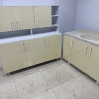 كاونتر MDF • ١٫٥م • سنك مرمر ١٫٢م