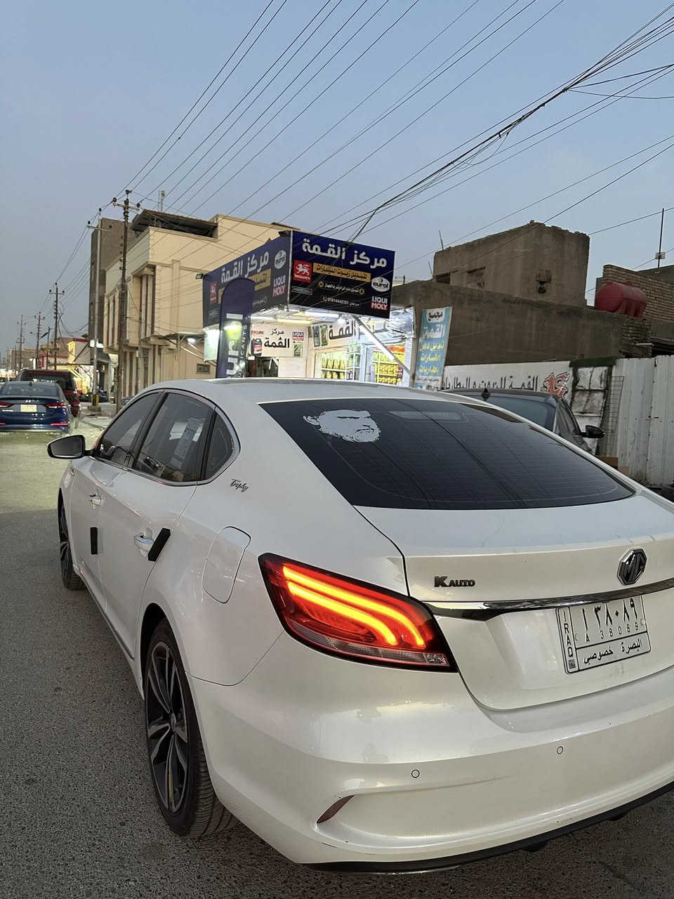 للبيع او المراوس
MG6 اعلى فئة تورفي 
موديل٢٠٢٢ 
جديده بعده بالضمان مال شركة 
ماشيه ٦٩ الف فقط 
فول الفول 
رقم بصره مشروع وطني تحويل ثاني يوم
مكفوله  كفاله عامه ماعدا رشه اشبرين بلدوسه
السعر ١١٨ وبيها مجال
مكان السياره السماوه
مركز المدينة 
***********
