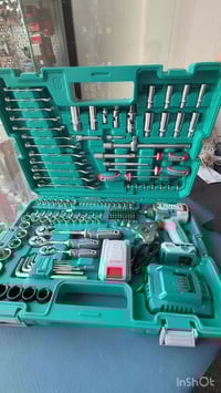 طقم كومبو • توتال • مثقاب بطارية