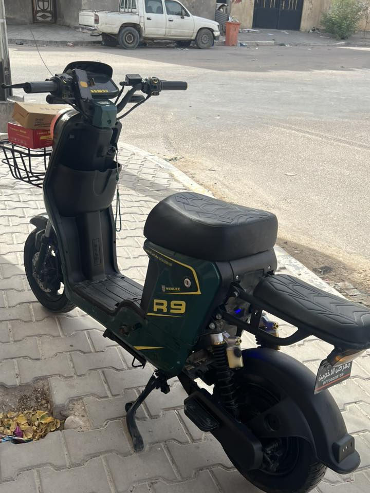 ***********
دراجه شحن R9موديل 2026 بطاريات 32   
السعر    375  🖤 البصرة مشراك القديم 🖤  (ملاحضه 👉🏻🎈) دراجه كفاله بل كامل ما عدا الشاشه طافيه تبديلها ب 15 الف البطاريات انطي بيهن ضمان 🤎
