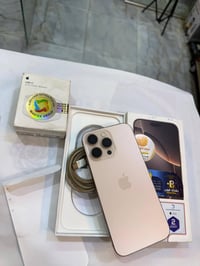 ايفون 16 برو ماكس 256 بطارية99‎%‎ نضافة 100‎%‎ كامل ملحقات الاصلية شرك...