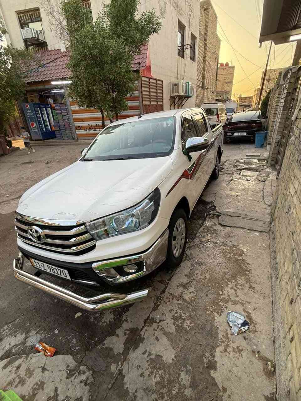 السلام عليكم هايلوكس فلاونزه موديل 25رقم بغداد شرط تحويل ثاني يوم ماشيه 40الف حقيقي سياره بعده عل وضع شركه ساز ابيع عل طخته من وره خفيفه باقي كفاله عامه كير عادي مكينه خير من الله سعره 218بيه مجال حك جيه ‭0781 997 0321‬ 
اعتذر عل مراوس غير متواجد عل فيس  مكلف بل نشر تبريد ثلاجه
