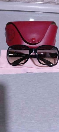 نظارة ماركة راي بان ايطالي اصلي موديل rb4068 لون العدسة متدرج فلتر لحم...