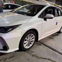 سياره كورله ساس لبيع  اضرار السياره كما موضح بالسونر السياره مكينه وكي...