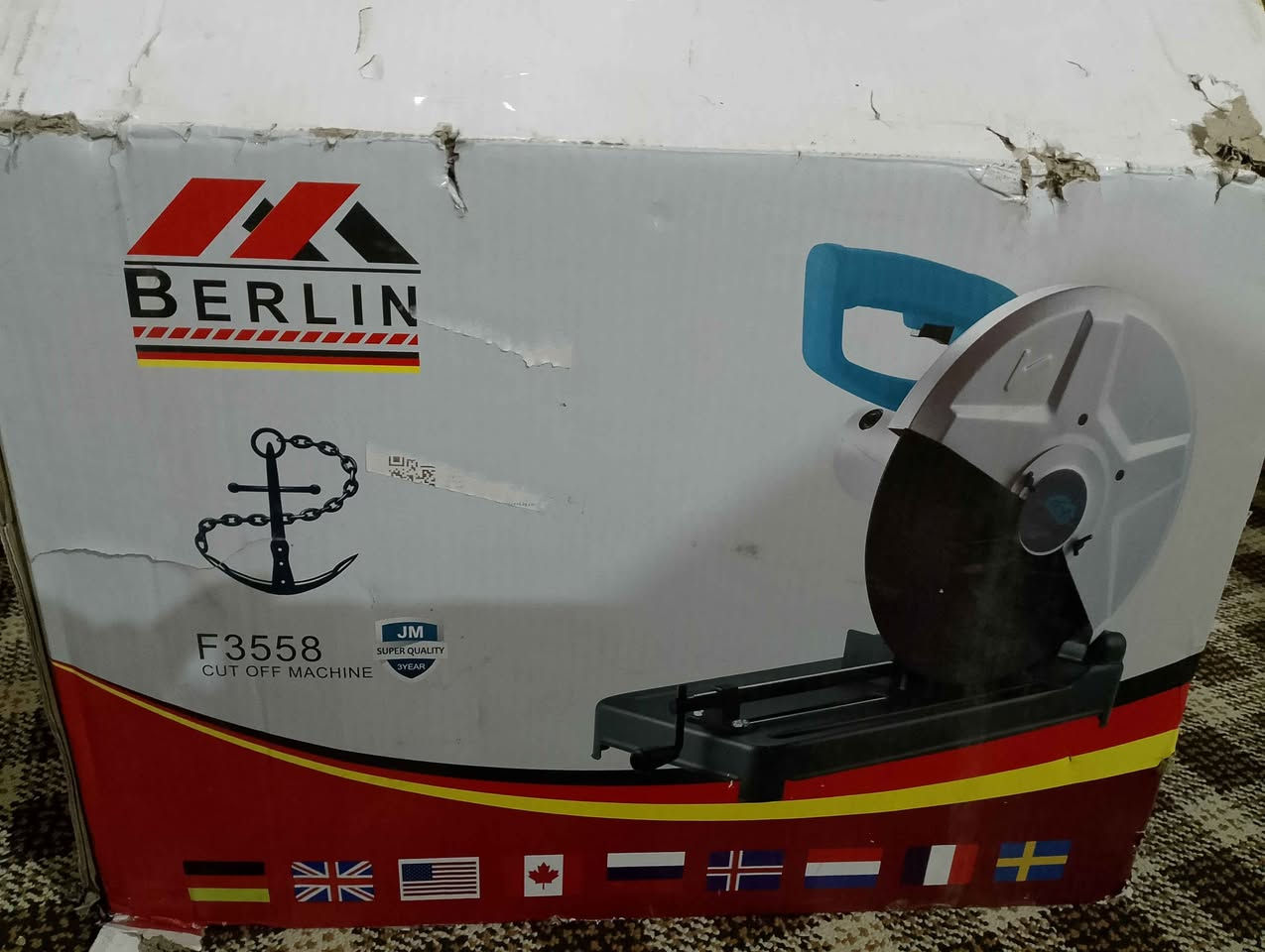 كتر حديد أكبر حجم ماركة BERLIN لوك بالكارتون غير مستخدم قدرة 2000 واط مع ملحقاته. أربيل, العراق


**إذا كنت صاحب هذا الإعلان وتريد حذفه لأي سبب، رجاءا أرسل رسالة إلى الدعم الفني**