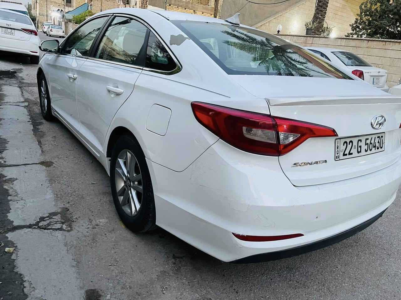 سوناتا 2016 وارد امريكي ضرر بنيد
ودعاميه وبيها مكانات صبغ 

شاشه 

حساس 

رقم اربيل 

حداديه وكير ومحرك جديد 

السعر 108 

 مكان بغداد

رجاء الشراي يتصل 

***********
