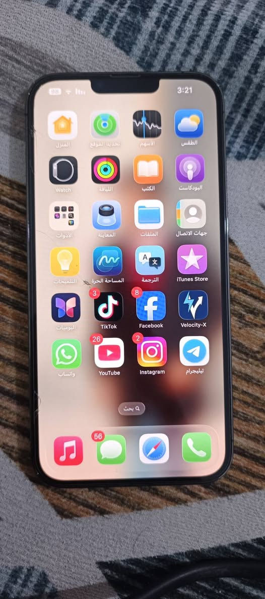 ١٣ برو ماكس لون اسود بطاريه ٨٦ وذاكره ٥١٢ مامبدل بيه ولا قطعه وين ما يعجبك افحص استخدام شخصي السعر ٨٥٠ وبيه مجال
عنوان ناصريه مركز *********** 
***********
