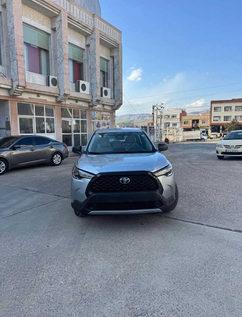 تويوتا كرولا كروس LE
موديل2025 
ماشي7000مايل
1بارجه سبخ
بدون ارباك 
بدون داخل 
كلو شرط 
شرتى ترقيم اربيل و دهوك سليمانى هلبجة
دعامى لو دعامى شرط
موبايل
كورةك:***********
وتساب:*********** اكر, نينوى
