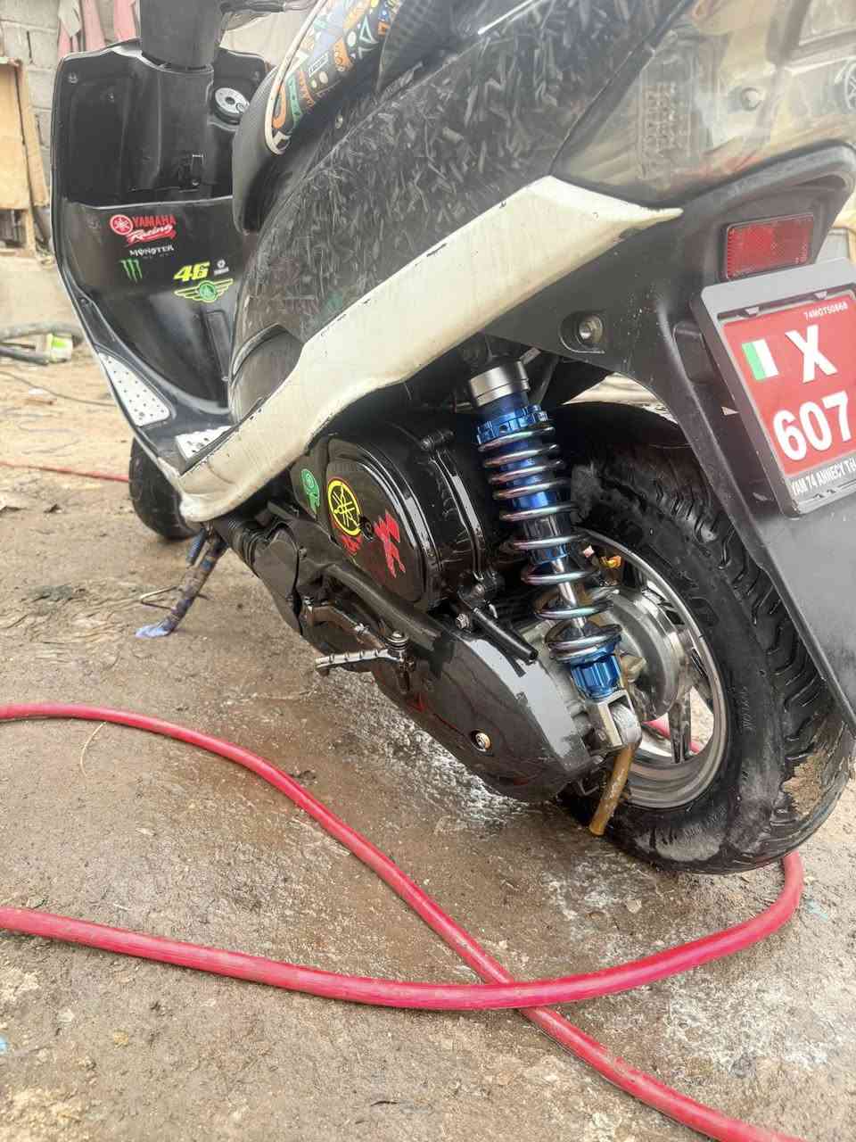 ماكس عدل البيع دراجه مابيه اي نقص دراجه شلعه معدل 120 شرط مكينه 55 كلجات امامي رياضي خلفي  رياضي بس ما عده الكزوز ما أشيله كزوزه افم ام قفله دراجه 800 الف عنواني بصره العشار  تواصل ***********
