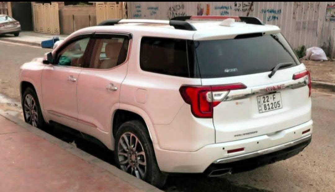 جمسي اكاديا دينالي 2022
فول المواصفات:  بانوراما 
اشاير بالمري 
كشنات كهرباء 
كشنات حضن 
محرك 3.6
نضام ملاحه 
تشغيل عن بعد 
حساسات امامي خلفي 
ويل عشرين بلادي 
شفتات ستيرن
مثبت سرعه  
نضام تزحلق 
نضام gbs
كشنات تدفئه تبريد
سستم سماعات 
رادار خلفي 
رادار جانبي 
شاشا ابل كار بلي 
وبقية المواصفات الدينالي معروفه مايحتاج اذكرهن 

حادث تبديل بنيد + جاكلغ نفسه + رصعتين بارد 
1GKKNPLS3NZ168321
السياره بأسمي-
عنواني بغداد البلديات 
للاستفسار ***********
