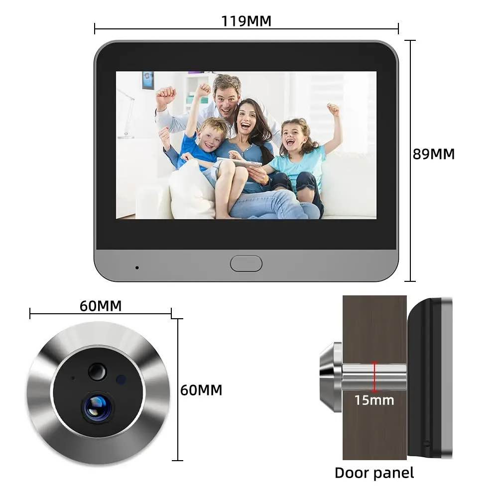 جهاز عين الباب الرقمية (Smart Digital Door Viewer)
وصف :
كاميرا خارجية تحل محل "العين" التقليدية للباب، وشاشة عرض داخلية. 
يعمل النظام ببطارية مدمجة قابلة للشحن، ويدعم الاتصال اللاسلكي بالإنترنت لتمكين ربط الجهاز بتطبيق على الهاتف المحمول..

المواصفات الفنية ومحتويات الصندوق:
• الشاشة الداخلية: شاشة عرض رقمية (LCD) مزودة بزر تشغيل فعلي لعرض الكاميرا يدوياً.
• الكاميرا الخارجية: وحدة دائرية الشكل بغلاف معدني، تحتوي على عدسة التصوير وزر جرس الباب المدمج وحساس اشعة تحت حمراء لتصوير ليلي.
• الطاقة: يعمل ببطارية داخلية قابلة لإعادة الشحن بقوة 5000ملي امبير(يأتي مع كابل USB طويل 3 امتار مخصص للشحن).
• التخزين: يحتوي على منفذ لبطاقة ذاكرة (MicroSD) مخصصة لتسجيل الصور والفيديو (تتضمن العبوة بطاقة ذاكرة 128GB).
• الاتصال الشبكي: يدعم العرض عن بُعد (Remote Viewing) وتلقي الإشعارات عبر تطبيق مخصص للهواتف الذكية.
• آلية العمل: يدعم نظام الاستيقاظ التلقائي (Auto Wake-up) عند التفاعل مع الكاميرا أو التطبيق، ويدخل في وضع الاستعداد (Standby Mode) لتوفير طاقة البطارية.
• ملحقات التثبيت: يتضمن لوحة تثبيت خلفية للشاشة، ومجموعة مسامير (براغي) بأطوال مختلفة لتتوافق مع سماكات الأبواب المتعددة.
الاستخدامات العملية:
• التحقق من الهوية: عرض صورة الزوار على الشاشة الداخلية بوضوح قبل فتح الباب.
• المراقبة عن بُعد: متابعة الكاميرا ورؤية من يقف أمام الباب عبر الهاتف المحمول أثناء التواجد خارج المكان.
• توثيق الزيارات: تسجيل مقاطع فيديو أو التقاط صور للزوار وحفظها محلياً على بطاقة الذاكرة للرجوع إليها لاحقاً.
• التنبيه: يعمل كجرس باب إلكتروني يرسل تنبيهات مباشرة إلى الشاشة والتطبيق عند الضغط عليه.
• تأمين المداخل: يُستخدم في أبواب المنازل، الشقق السكنية، أو المكاتب كجزء من إجراءات التحكم في الوصول والمراقبة. كركوك, العراق


**إذا كنت صاحب هذا الإعلان وتريد حذفه لأي سبب، رجاءا أرسل رسالة إلى الدعم الفني**