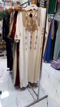 دشداشة شلحة قصيرة • فانيلة زبدة • مقاسات 3XL-6XL