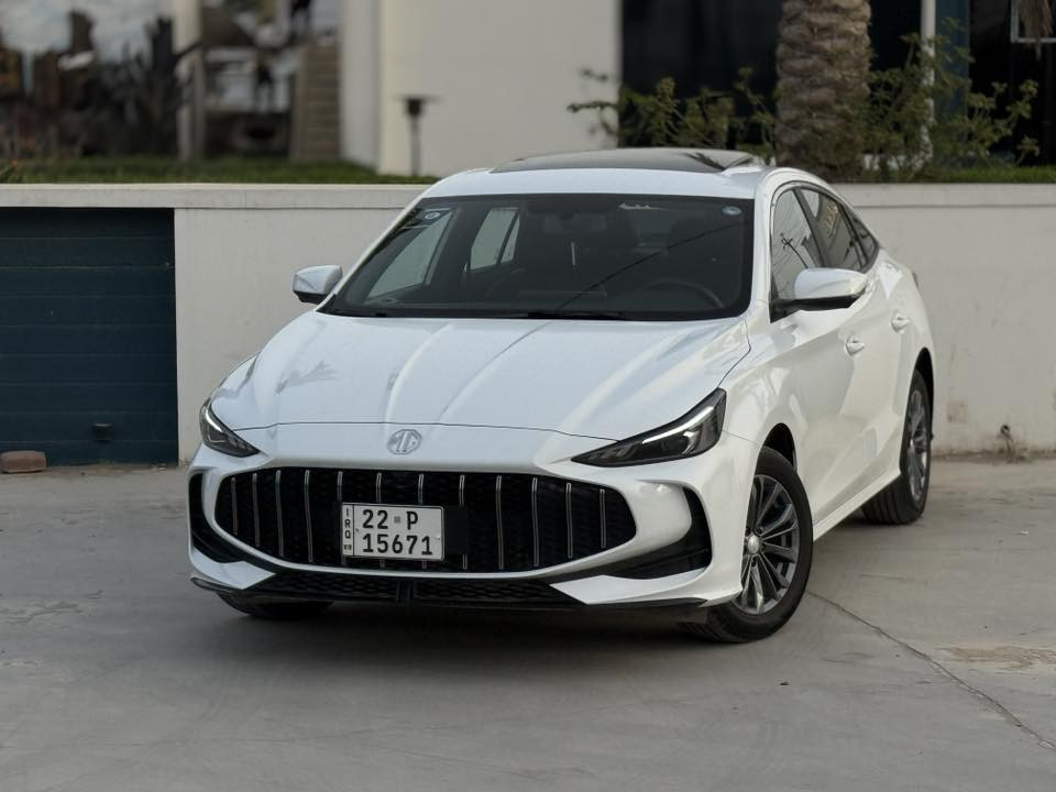 سلام عليكم
MG GT 2025
فول مواصفات 
بصمة
فتحة
5 كامرات
كشنات جلد اسود مطعم باحمر
مكفوله من الشخط
رقم اربيل بسم شركة تريد تحويل تريد وكالة
السعر 121 وبيهة مجال للشراي
***********
