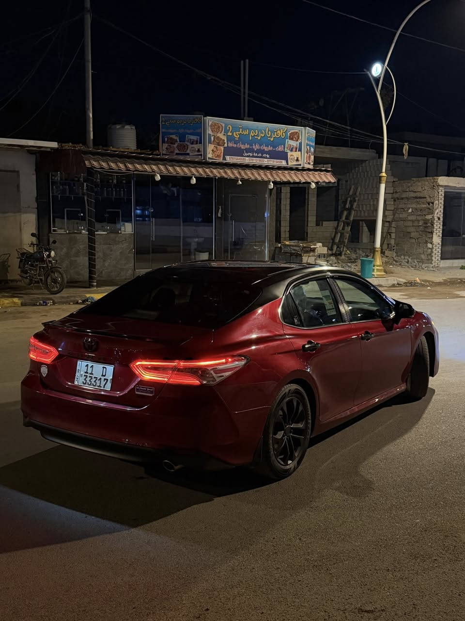 السلام عليكم
ملاحضة السياره معمره ومصروف عليها 20 ورقه بجديد♻️

تويوتا كامري XLE  فول مواصفات 1/1

بيها اربع قطع صبغ ✅

لون ماروني سقف اسود 🖤 

السعر 163$ وترهم مراوس ✅

 بي واتساب ***********

 موديل 2018 ✅ 

رقم بغداد هزة وسنوية لل 2031

محرك 4 سلندر 2500 شرط بدون تنقيص بدون فتح 

صدر تايرات كهربائيات كلهن شرط 

لايت LED

بك لايت LED

كراسي تدفئة 

ويل كروم

سقف بانوراما 

تبريد خلفي 

كامرة دوارة 

بصمة ابواب 

تبريد لمس 

نقطة عمياء 

رادار امامي

رادار خلفي 

اوتو بارك 

كراسي 2 كهرباء 

لايت زنون 

3 انظمة قيادة 

نظام قيادة ذاتيه  

***********
