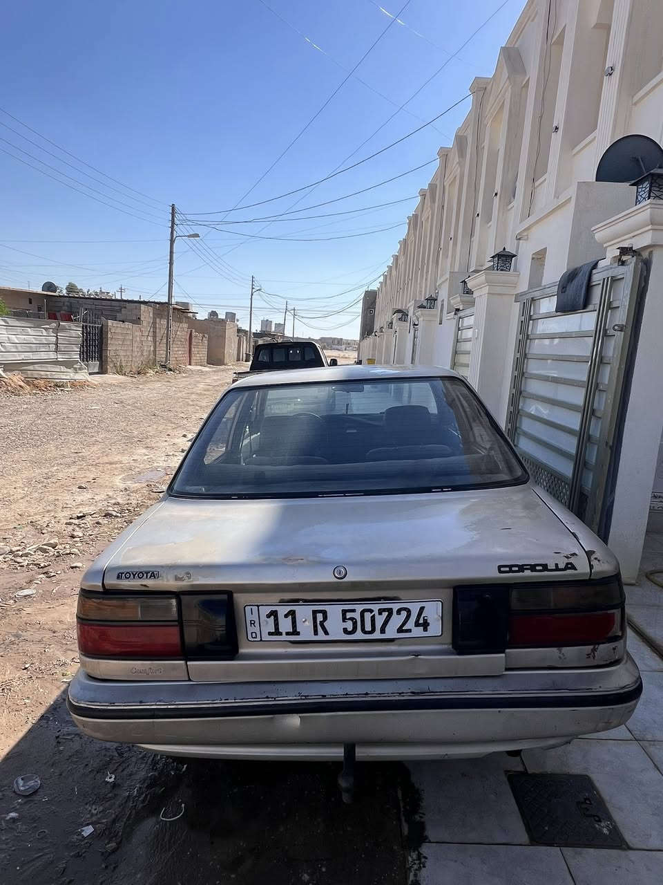 كورلا 92 
يسار بلادي 
كير عادي 
بدون تبريد 
محرك 1.6
رقم بغداد
تحويل مباشر 
السياره بلاديه 
مكاني تكريت 
السعر $40 وبيها مجال بسيط 
***********
