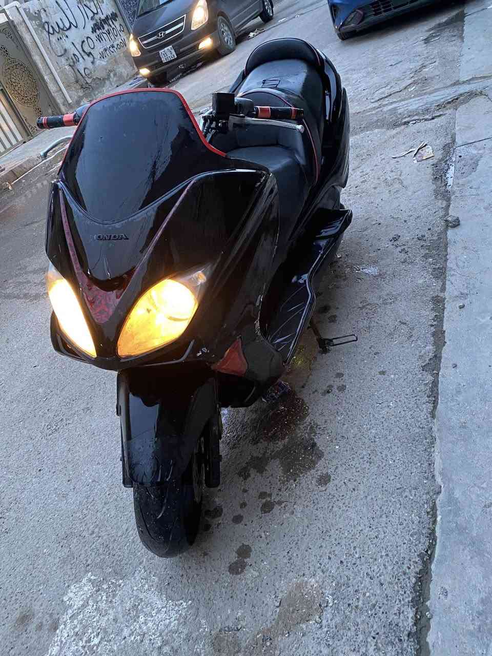 فورزا 08 كلشي بيهه بلادي
محرك مكفول 
كير ملغي 
تايرات جدد
دبلات جدد
مشتيه 69 الف 
الدراجه عوزهه جويتر فقط 
اوراق منفيس كامل 
السعر 550 قفل  قفل قفل
مكاني بغداد الامين 
***********
