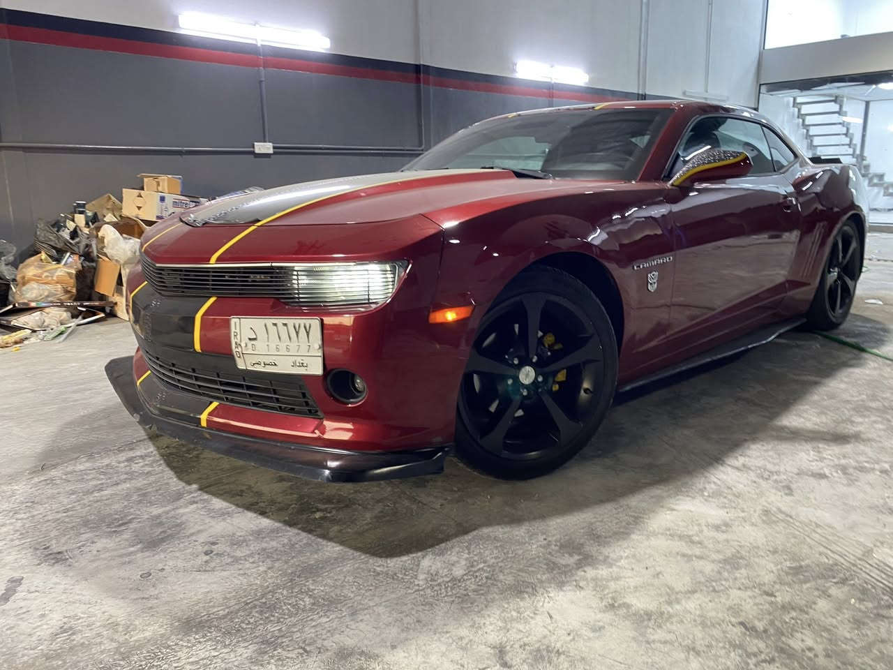 كمارو ٢٠١٤  محرك ٦ سلندر RS
حادثه جاملغ وباب فقط مثل مموضح بالصور  باقي السياره مكفوله بجم كبس 

ايرباك برده فقط 

كير محرك مكفول 

صدر جديد 

السياره عليه ادامه من كل النواحي 

تخم تاير جديد 

شاشه وكامره وحساس خلفي وشفتات بالستيرن وكشنات كهرباء 

السياره عله ايدي وكلش نضيفه 

عارضه ب٩٨ وبيها مجال  

 

الرقم /***********
