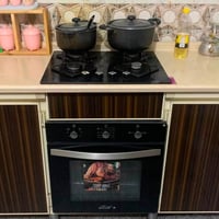 كاونتر مرمر • مترين ونص • طباخ وفرن