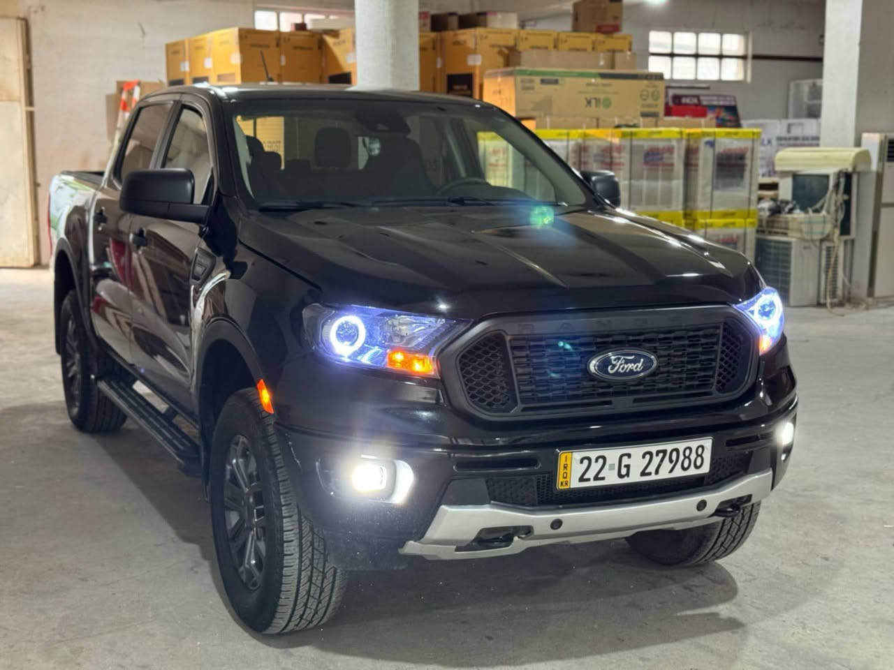 فۆرد رانجەر لۆک وەک سفر  
بێ بۆیاخ  تەنها یەک بست ساردیی هەیە 
قفل ئەکسل شاشە گەورە 
٤٠مایل رۆیشتوە   
٢٣٠گەلاو محامەلە 
*********** 
*********** أربيل, العراق
