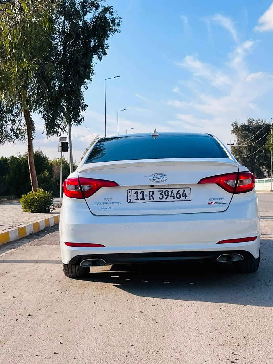 سوناته 15 امريكي كفاله عامه فول موصفات ثلاث  وضعيات قياده فىت السبورت لون ابيض صدفي  تخم تاير حداديه ومحرك كفاله سياره ماشيه129ميل  / اني مكلف بالنشر رقم صاحب لسياره /***********
