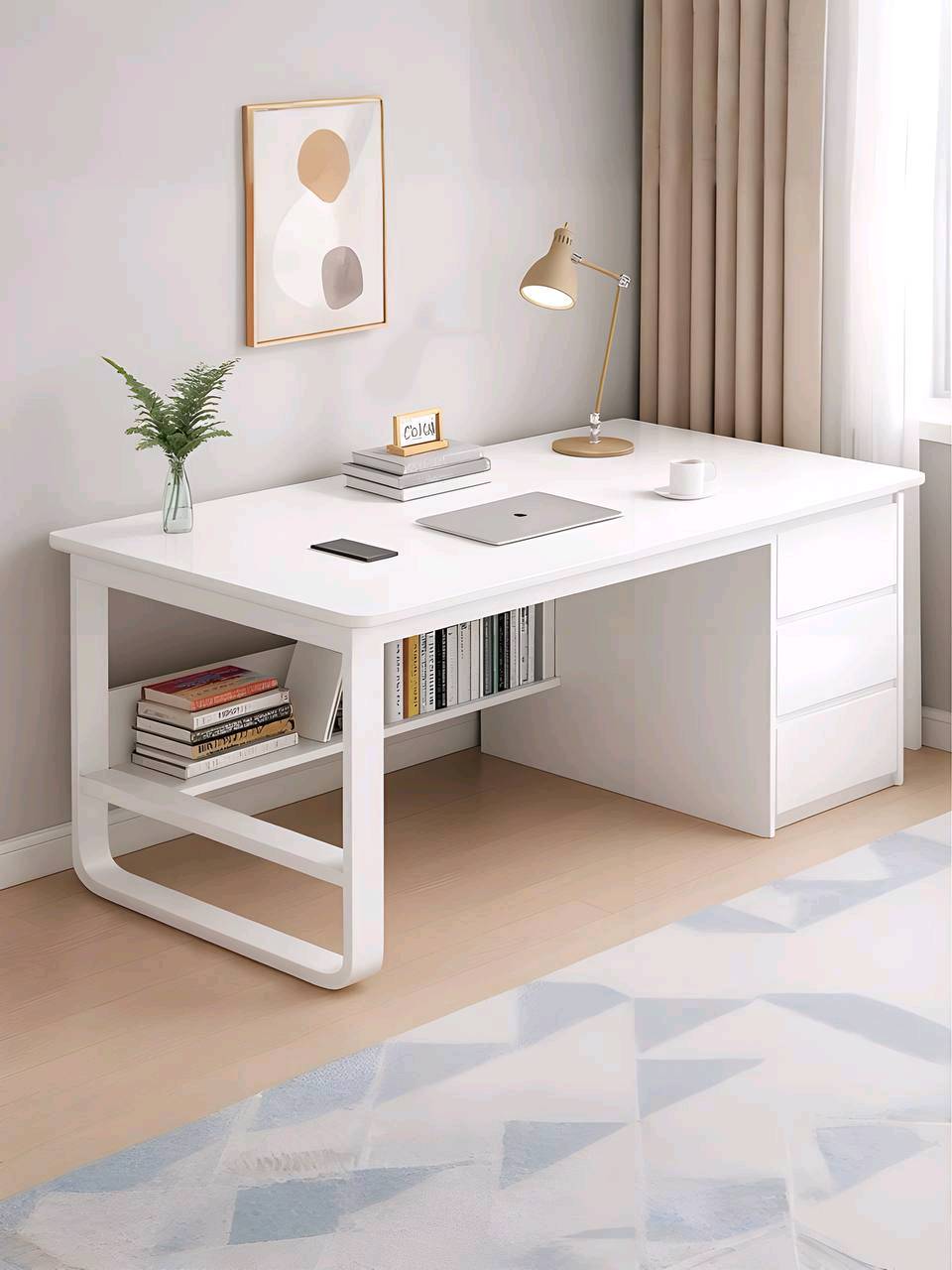 ميز مكتب بتصميم بسيط خشب MDF سمك 13 ملم

القياسات 📏
العمق 50 سم * العرض 100 سم * الارتفاع 73 سم 

توصيل في بغداد / 5
توصيل باقي المحافظات / 10
105