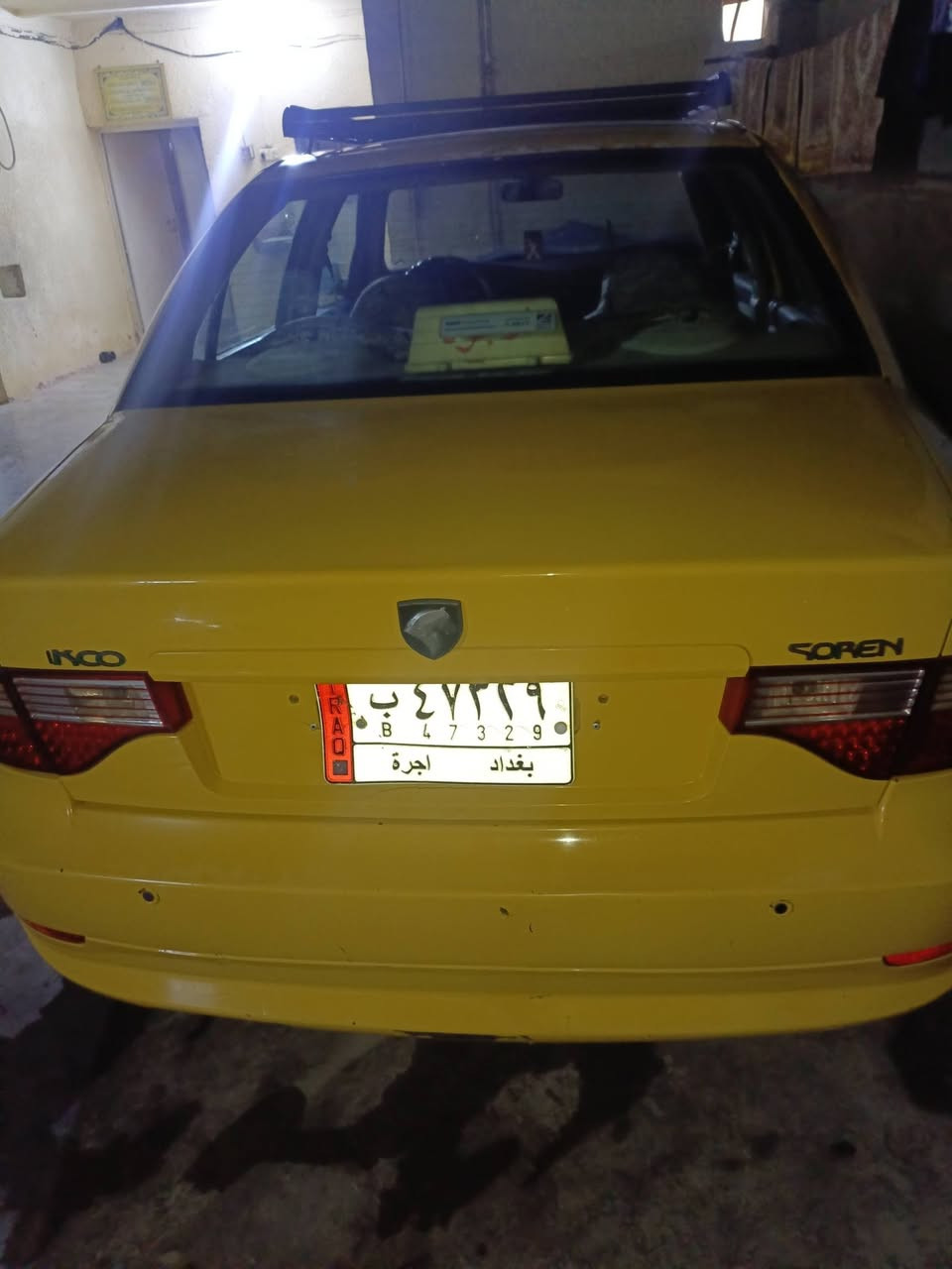 السلام عليكم سياره سمند سورن موديل 2011 سياره غرامتها وهيئه تاخذ مصفر لسياره بسم ولد جيراني مكينتها بيها تبخير مابيها اي حادث بس بيها صبغ بالجاملغ الامامي الايسر سيبايه جديده ***********
***********
