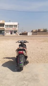 ورحمه الله وبركاته دراجه للبيع سكنس ياباني كفالي من كلشي المحرك مفتوح ...