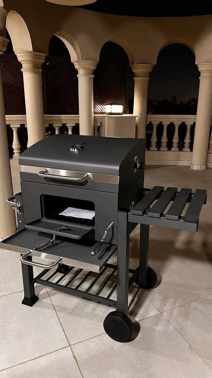 متوفر شواية فحم باربيكيو لجميع انواع المشاوي ضاغطة مقياس الحرارة دبل سيباية ودبل جرارات فرحم جك تحكم بالحرارة مناسبة للحدائق والشاليهات للاستفسار *********** واتساب أو خاص
