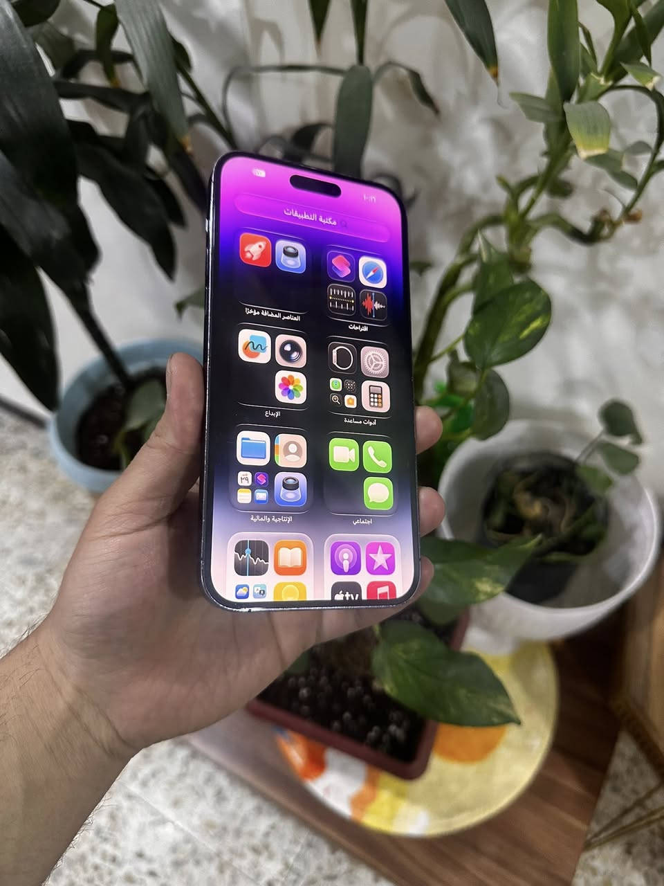 ايفون 14 برو ماكس وتر بروف كفاله الجهاز
الذاكره 256 بطاريه 78 ايسم شريحه كترونيه 
مكفول الجهاز كاملً مكمل 
سعره 675 قفل 
جوه سوك لا مفتوح ولا مبدل بيه شي 
بغداد الدوره 
***********
