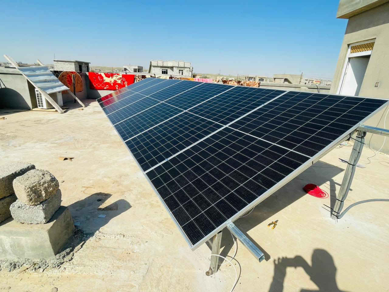 ☀️ شركة أشور للطاقة الشمسية
ثقة… جودة… وإنجازات مستمرة في كل مناطقنا 💪
على بركة الله تم تنصيب منظومة طاقة شمسية

📍 في قرية المرير – 
🔋 تفاصيل المنظومة:
✅ 14أمبير نهاري
✅ 6أمبير ليلي
🔋 بطارية 7.5 أصلية
⚡ انفرتر فلستي عالي الكفاءة
☀️( 7)ألواح فلاديفيا(إنتاج قوي وأداء ممتاز)
منظومة مناسبة لتشغيل الأجهزة الأساسية باستقرار وتوفير ملحوظ بالمصاريف 💡
🚛 مستعدون لتنصيب المنظومات في جميع محافظات عراقنا الحبيب
✔️ بيع نقداً
✔️ تقسيط عن طريق المنصة
✔️ كفالة وخدمة ما بعد البيع
📞 للحجز والاستفسار:
***********
***********
أحمد البو حسيب
أشور للطاقة الشمسية ☀️
