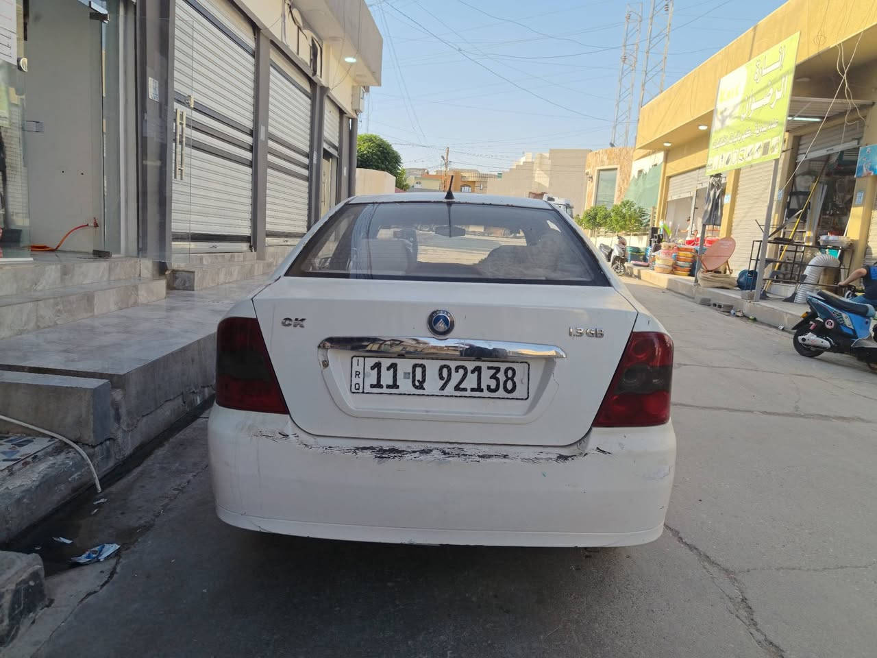 ck  السيارة اب اسمي
رقم بغداد السيارة مبيتا اي نقص 
ملاحضات بسيطة باب السايق صبغ داير 
السيارة  مبيها شي 
السعر 38 بيها مجال بسيط حك جيتك 
***********
