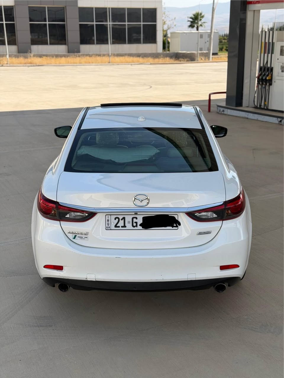 مازدا ٦ مۆدێل ٢٠١٧ سەنەوی و ڕێگەوبان تا ٢٠٢٨ تازەیە مواسەفاتەکانی فوول ( کوشن هیتەر - سلاید - ناوجلد ی زەرد - مۆدی سپۆرت - دەبڵ گێڕ - مکەبەرە بۆس - ئاوێنە ڕادار - کامیرە ٣٦٠ - بەسمە ) 
٣ پارچەی پێشی بۆیاخە کەمێک ناوی گرتوە  ٩٠ مایل ڕۆشتوە 
ژمارەی موبایل : *********** السليمانية, العراق
