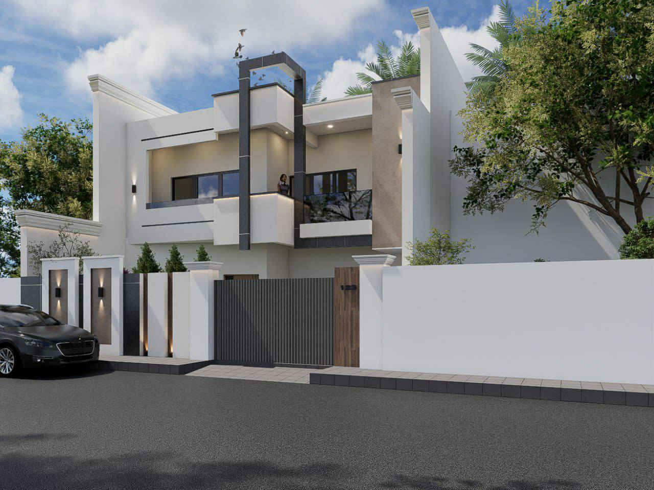 تصميم واجهه بطراز مودرن 🔥🔥
واجهة تجمع بين البساطة والفخامة 🤍
تصميم معماري معاصر يعتمد على توازن مدروس بين اللون الأوف وايت الهادئ، ولمسات الرصاصي الداكن، مع تفاصيل دافئة من الخشب تضيف إحساسًا بالراحة والرقي.

الخطوط الأفقية النظيفة تمنح الواجهة اتساعًا بصريًا، بينما الكتل العمودية البارزة تضيف شخصية قوية وحضورًا مميزًا.
الإضاءة الخارجية الموزعة بعناية تبرز التفاصيل المعمارية ليلًا، وتحوّل الواجهة إلى لوحة فنية تنبض بالأناقة.

واجهة صُممت لتكون عصرية اليوم… وخالدة لسنوات قادمة
اختيار مثالي لمن يبحث عن الذوق الراقي والبساطة الذكية في آنٍ واحد.
للتواصل وطلب التصاميم التواصل ع الارقام التاليه 
***********
***********
أو زيارة مكتبنا في محافظة بابل حي الكرامة مجاور مطعم بروتين 
#ـتصميم هندسي #ـتنفيذ هندسي #ـاشراف هندسي #ـمقاولات عامه #ـمكتب هندسي #ـواجهات مودرن #ـواجهات كلاسك #ـمقاول واجهات #ـجبسوم بورد #ـاسمنت بورد #ـبورد اكس #ـكلادنك #ـفرونتك
