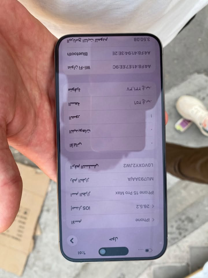 السلام عليكم 
ايفون 15pro max للبيع 
جهاز بلادي ملحقات كامله 
السعر مليون او خمسه وعشرين 1025 وبي مجال 
مكاني ديالى بعقوبة حي المعلمين  ***********
