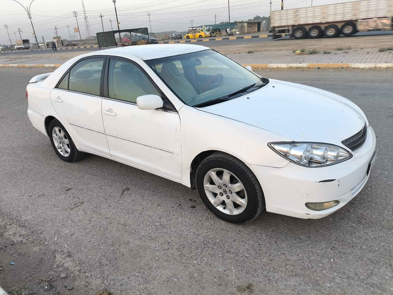 سلام وعليكم سياره كامري موديل 2006 رقم بغداد الدولي سنويه 30وارد امريكي سياره مال جناي فول نضافا بيها مكانات صبق مكان سياره ديالى ناحيت العضيم سعر 88 سياره كراند فول مواصفات‏‪***********‬‏

