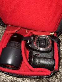 كانون 5D مارك 2 • زوم 75-300 • مراوسه بنيكون