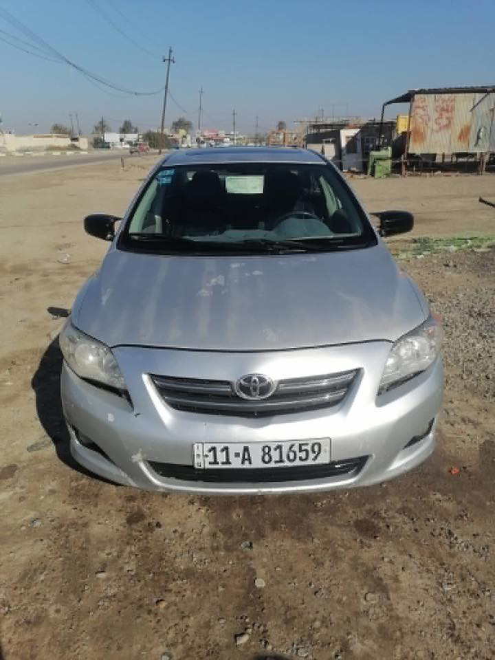 عليكم ورحمة الله وبركاته سيارة كورلا للبيع موديل 2008سياره خليجي سعر 65يه مجال مكان سياره ابو غريب ‭٠٧٧٧ ٧٦١ ٨٨٠٧‬
