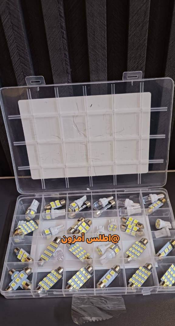 مجموعة متنوعة من مصابيح LED الصغيرة المخصصة بشكل أساسي للاستخدام داخل السيارات، مثل إضاءة السقف، لوحة القيادة، أو لوحة الأرقام. 
🔷 تأتي بأحجام وقواعد مختلفة مثل T10 و T5 ومصابيح Festoon. 
متوفر بسعر 6 الف 
متوفر توصيل الى جميع محافظات العراق 5 الف 
🔷للحجز خاص ماسنجر او واتساب
🔷رقم الواتساب ***********

