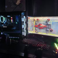 للبيع كيس +شاشة+يوبي اس+كيبورد hyperx+سماعة hyperx +ماوس لوجتك 502 int...