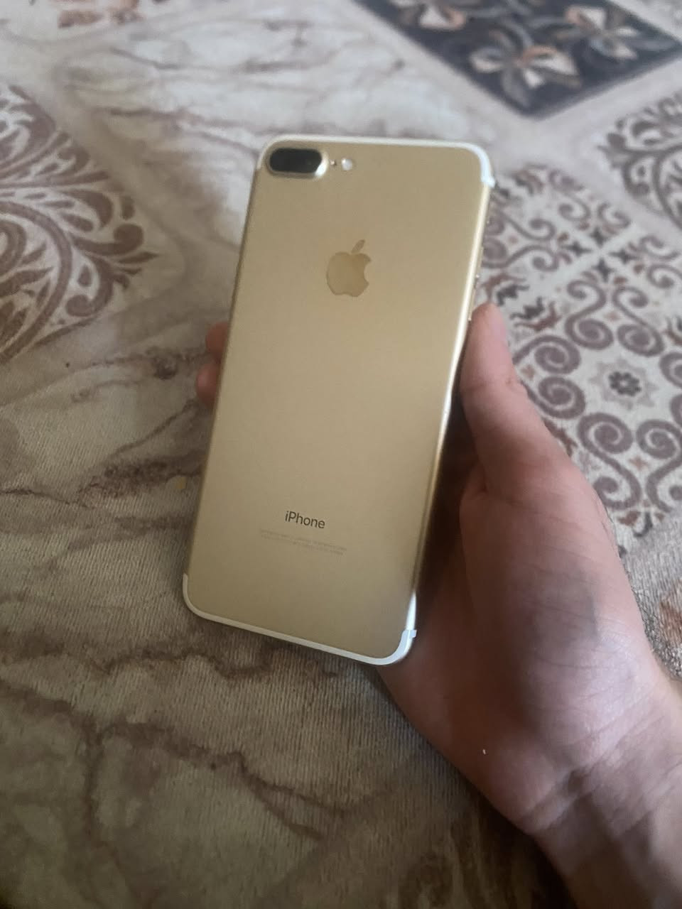 ايفون ٧ بلص كله بلادي مكفول
نظافه ١٠٠٪؜ هاي الفطر بالزكة مو بالشاشه 

لون ذهبي 

بصمه شغال 

سيمكارت شغال كامرات شغالات دمعه 

كامل شغال الموبايل مال بيت 

ذاكرة ٣٢ 

للمراوس فقط وانطي فرق


**إذا كنت صاحب هذا الإعلان وتريد حذفه لأي سبب، رجاءا أرسل رسالة إلى الدعم الفني**