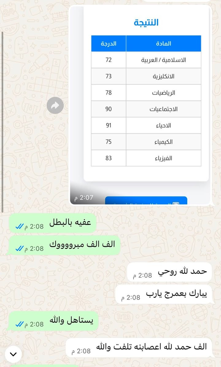 📚 إعلان هام
الف مبارك لطلابي الابطال على نجاحهم وتفوقهم 

 لطلاب  المقبلين للثالث المتوسط
وطلاب الدور الثاني 
تعلن الاستاذه ميامي علي
عن مباشره دورات التقويه بتاريخ 7/1

(الرياضيات والفيزياء والانگليزي )

✅ حل جميع أسئلة والنماذج الوزاريه

✅ امتحانات يوميه وشهريه واسبوعيه

✅ المجموعه تتكون من  ثلاث طلاب لغرض الفهم والاستيعاب

✅ضمان النجاح والتفوق
  ✅ محاضره مجانيه لغرض التجربه
✅
للاستفسار اكثر الاتصال 
***********

العنوان: حي العدل يوجد خط لنقل الطلاب
