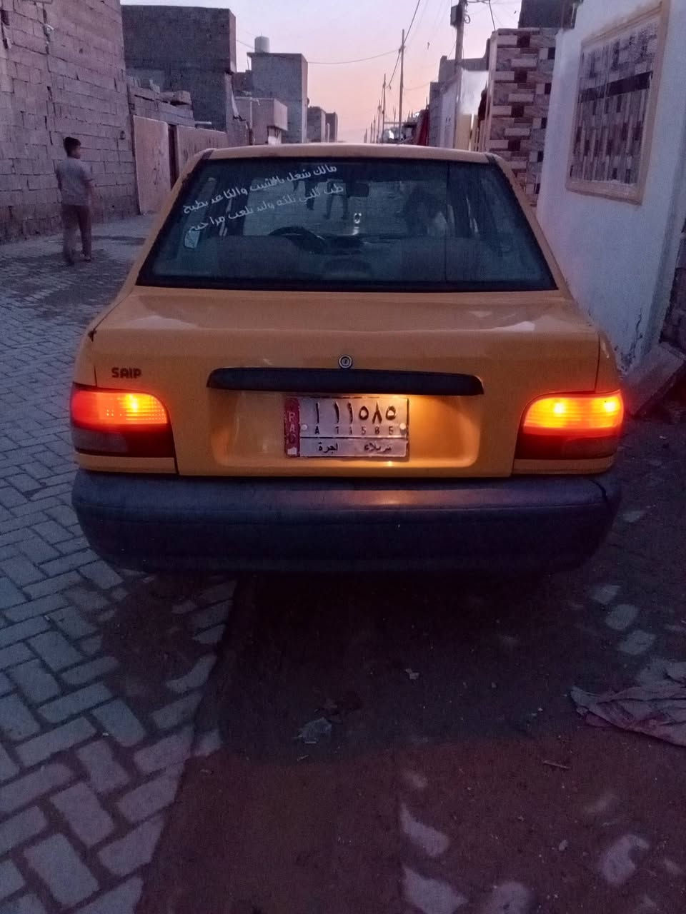 السلام عليكم سايبا موديل 13 رقم الماني راعيها موجود ابيع كوم حديد سياره نضيفه وجهازه قفلها ب12ورقه مكاني بغداد الشعب توصل على خاص ‏‪***********‬‏
