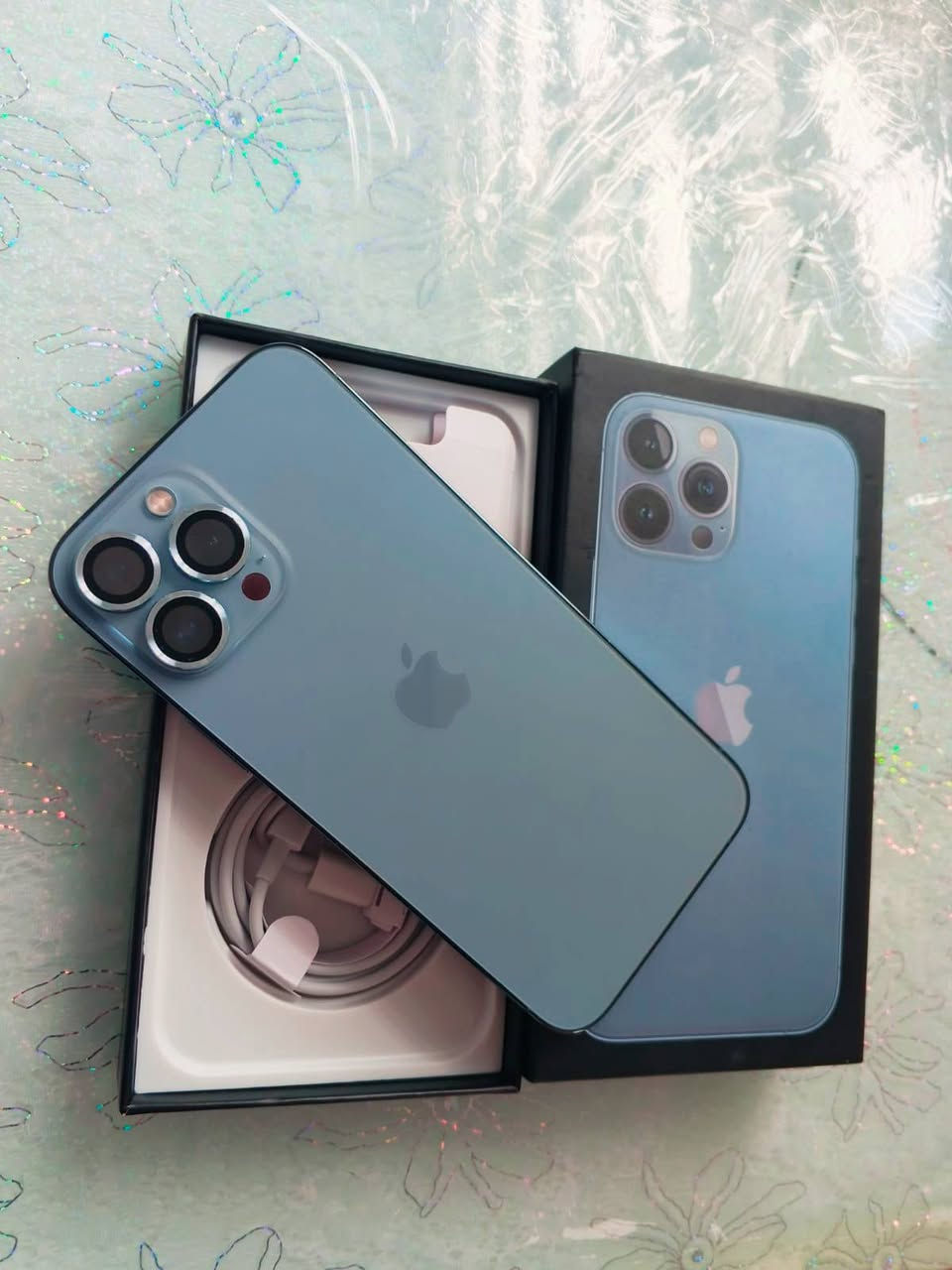 ايفون 13 برو ماكس 
ذاكرة 256 بطارية 89 
الجهاز نظيف وكله بلادي ما مفتوح شرط الفحص ويا كارتون وكيبل شحن سعر 725


**إذا كنت صاحب هذا الإعلان وتريد حذفه لأي سبب، رجاءا أرسل رسالة إلى الدعم الفني**