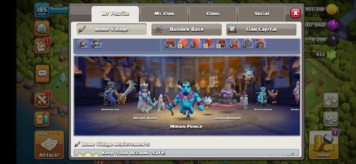 🔥 للبيع حساب كلاش 🔥
 البدل بحساب ببجي افور تلجي كيل ماسج 

🏰 تاون هول: 18
🏆 لفل القرية: 185

👑 الملوك:

- King: 61
- Queen: 81
- Warden: 65
- Royal Champion: 46

💰 السعر: (اكتب السعر)
📩 للتواصل خاص
@highlight


**إذا كنت صاحب هذا الإعلان وتريد حذفه لأي سبب، رجاءا أرسل رسالة إلى الدعم الفني**