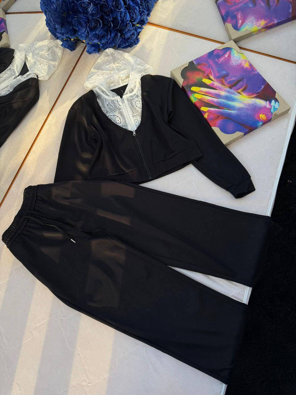 وووصل الجماال وترند الموسم ♥️
سوت نسائي 
يجنن 🔥🤍

الخامة اتريكو ترڪي 

افري سايز 
للحجز والاستفسار 
***********
