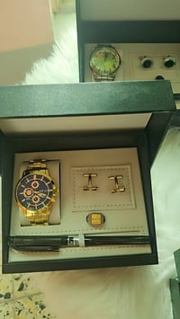 بكج هدية فاخر • ساعة رجالية • عيد المعلم