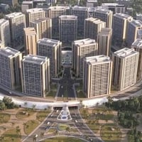 شقة للبيع في مشروع ابراج ملينيوم 208 متر طابق ثاني  اطلالة خارجيه  الش...