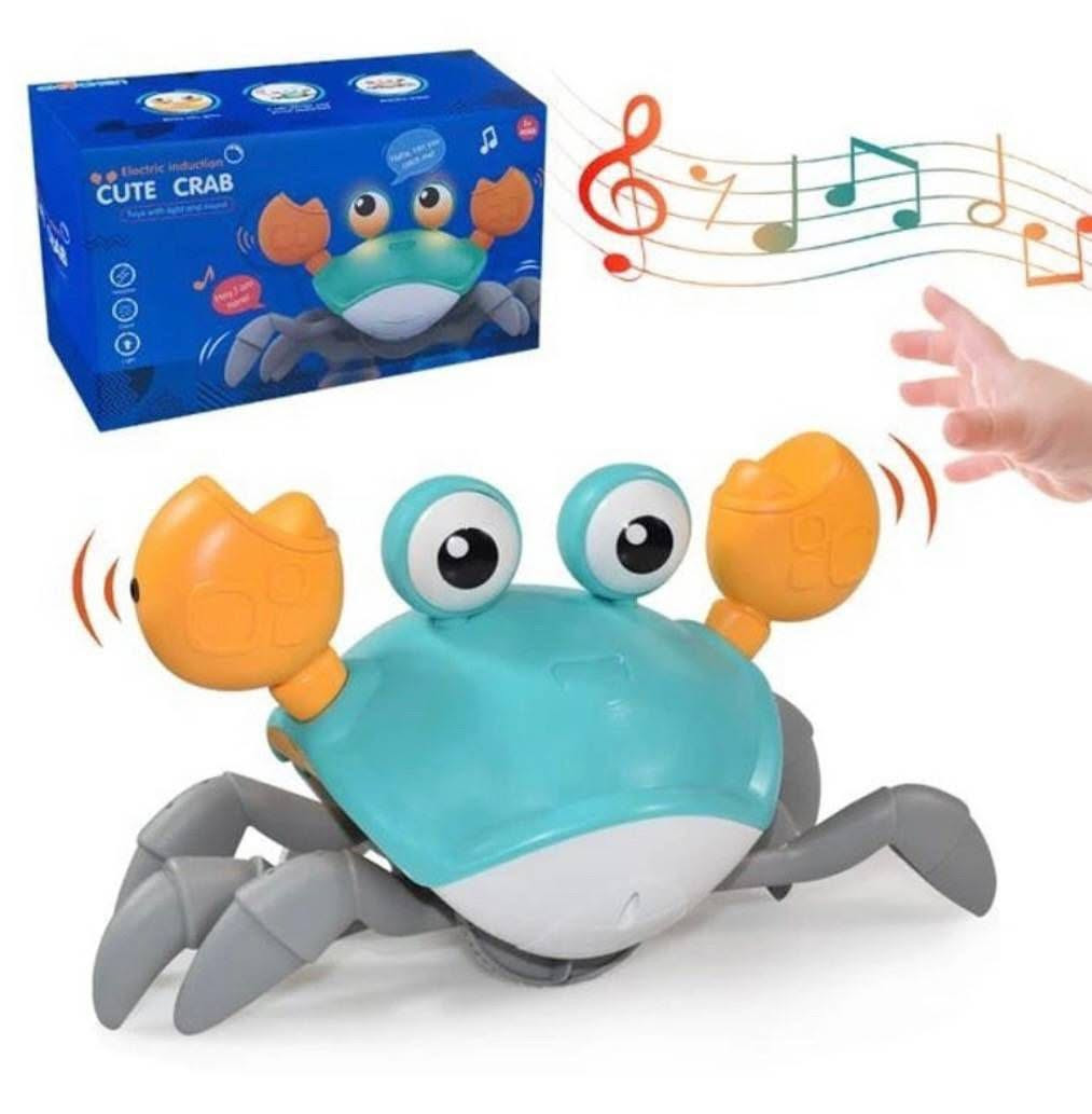 ✅induction Electric Crab
🦀لعبة السلطعون  الهارب للأطفال تتحرك بسرعة وبشكل جانبي مثل السلطعون الحقيقي، 
🦀ويصدر أصواتا ممتعة وموسيقى وتضيء. تحتوي على مستشعرات تعكس اتجاهها عندما تقترب من عائق.

🦀لعبة رائعة للطفل في فترة الحبو من عمر ٣ أشهر إلى ٦ سنوات يحب الطفل مشاهدة السلطعون وهو يركض أثناء الزحف او المشي رائعة للرضع لمتابعتها والعمل على تقوية عضلات رقبتهم. لعبة رائعة لتحفيز الأطفال الذين لا يرغبون في رفع رؤوسهم أثناء الزحف.

🦀تساعد الطفل على الزحف سوف
يحاول الطفل الزحف للإمساك به. بالطبع بسبب مستشعر تجنب العوائق، لن يتمكنوا.
🦀شكل السلطعون اللطيف والألوان الزاهية تسهل جذب انتباه الأطفال ويمكن للموسيقى المبهجة ان تنمي احساس الطفل بالسعادة 
🦀تنمية مهارة الانتباه والتركيز من خلال السمع والنظر 
🦀يساعد ايضا الأطفال الذين في بداية فترة المشي في كسر حاجز الخوف والجري بكل ثقه 
🦀ولعبة جدا رائعة وممتعه لعمر من ٣ سنوات فما فوق تنمي لديهم حب التحدي والاستكشاف
⭕ تعمل على البطاريات فقط 💯✅
السعر ١٢ ألف فقط 
🚘يوجد خدمة توصيل لجميع محافظات العراق ٤ الاف 🚘


**إذا كنت صاحب هذا الإعلان وتريد حذفه لأي سبب، رجاءا أرسل رسالة إلى الدعم الفني**